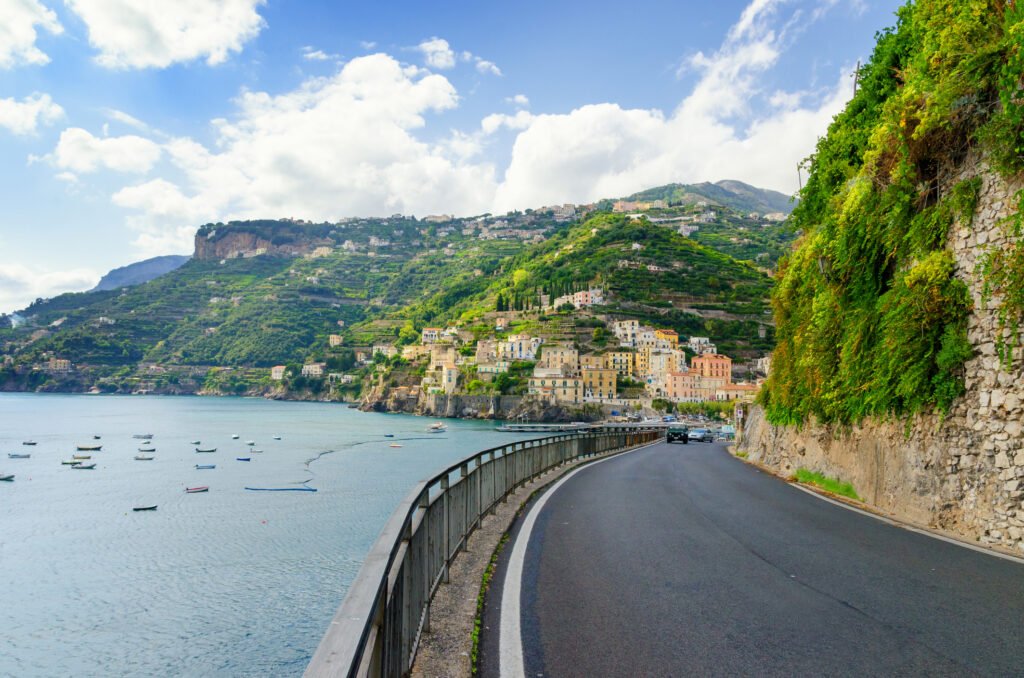 Private car transfer along the Amalfi Coast with a local driver