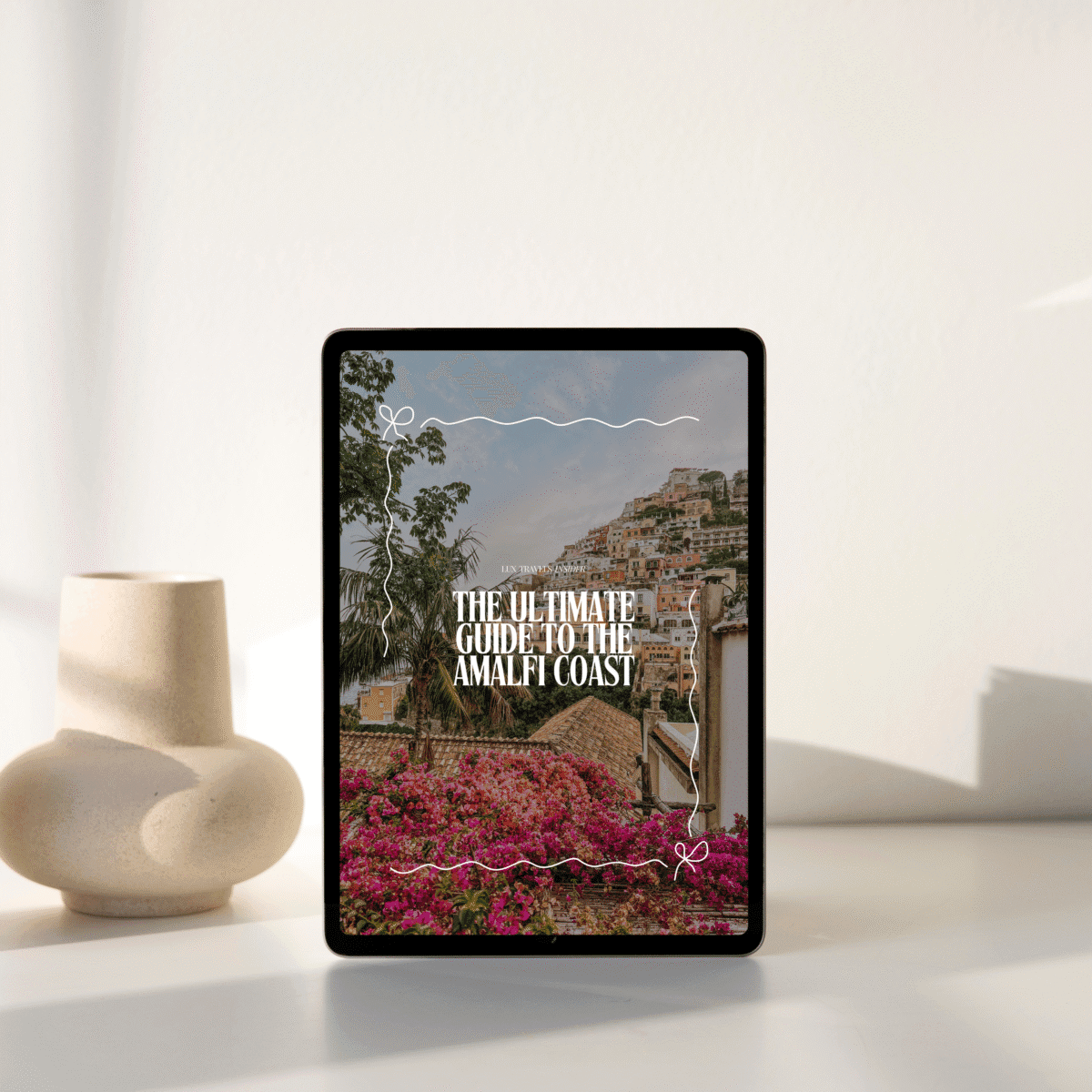 this is a digital travel guide to the amalfi coast and amalfi coast itinerary