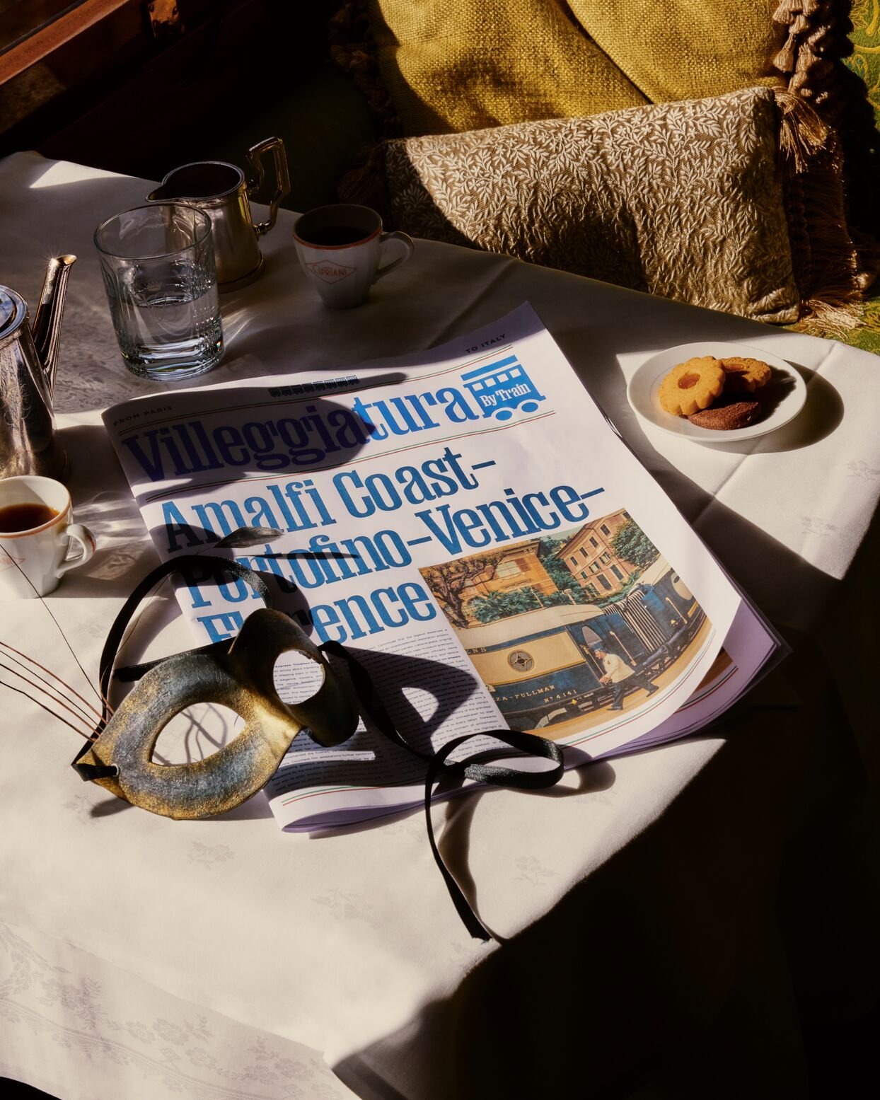 Villeggiatura by Train series brochure aboard the Venice Simplon-Orient-Express, Belmond Paris to Italy 2026
